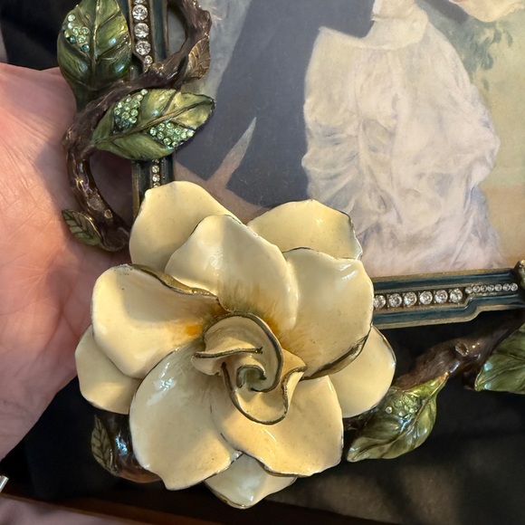 Jay Strongwater Orchid Embellished Picture Frame - Picture 2 of 6